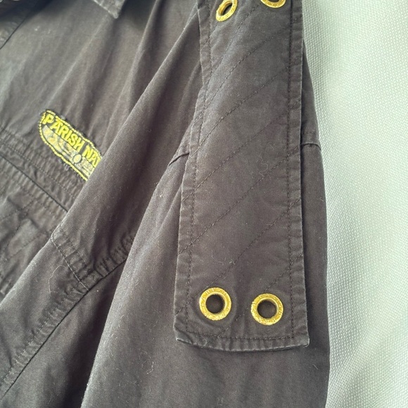 Men's Black Button Down Shirt with Gold Details - Picture 8 of 14